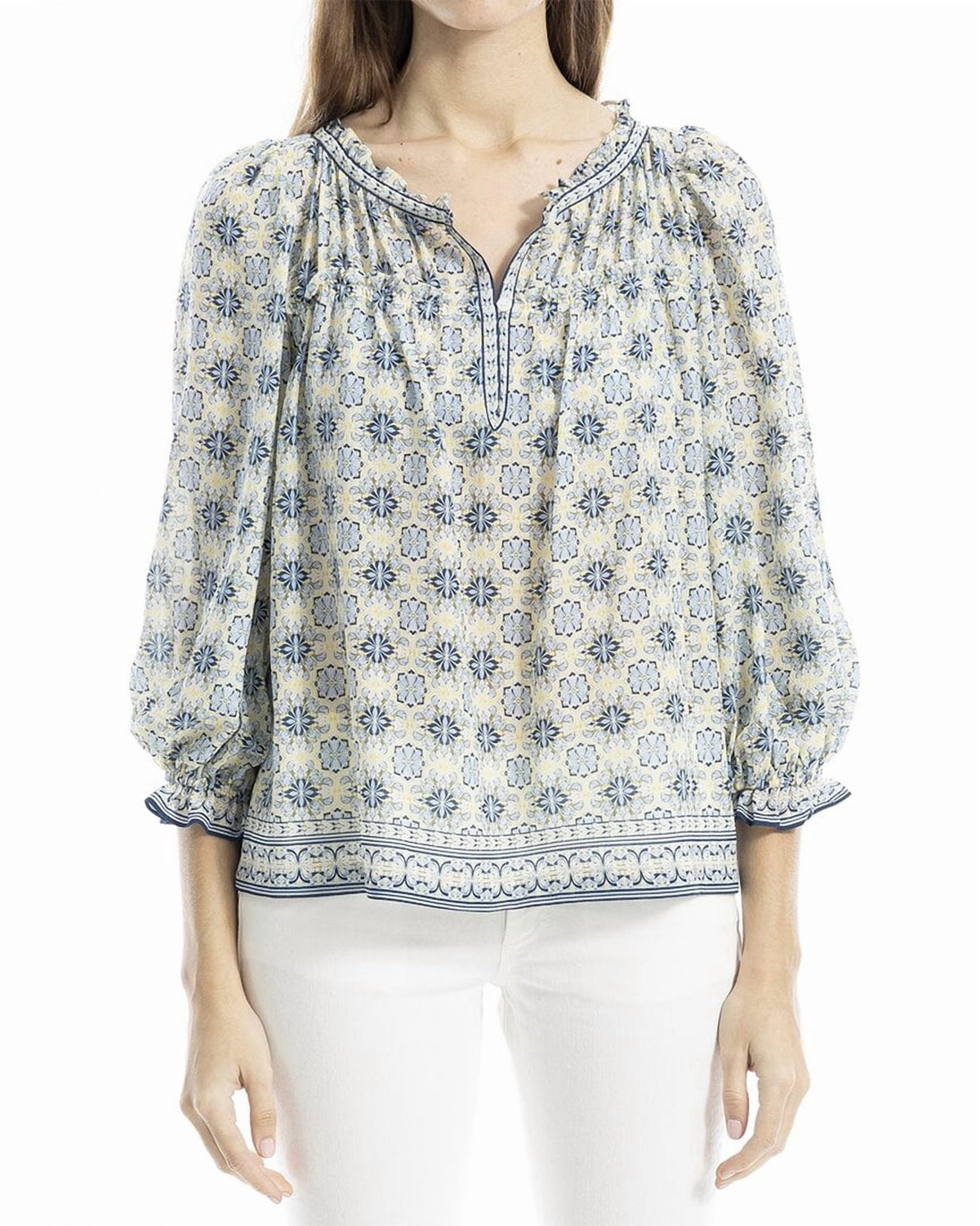 CREAM/TEAL FLORAL MIRAGE-