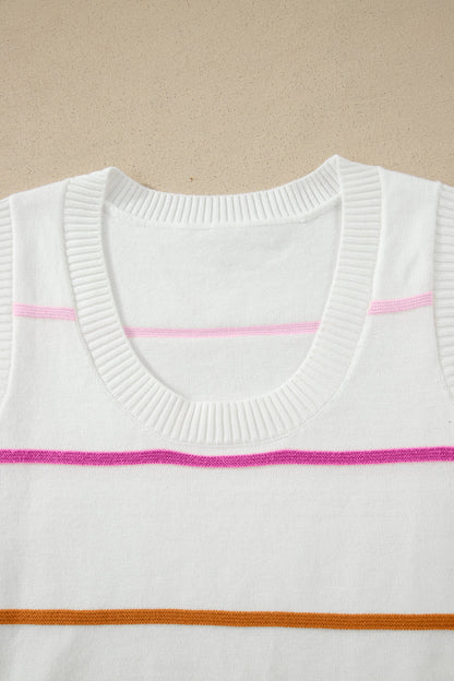 Threaded Pear Soraya Stripe Knitted Sweater