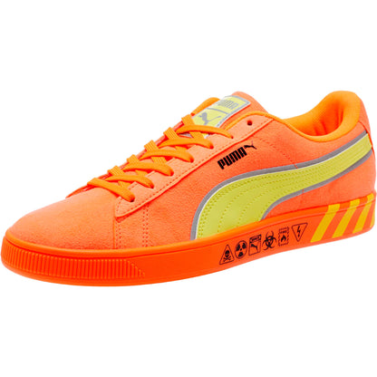 Puma Mens Suede Hazard Orange
