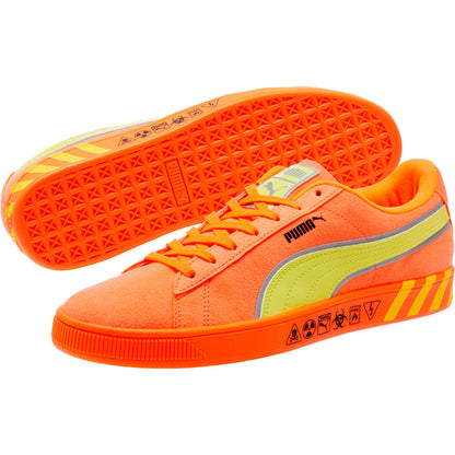Puma Mens Suede Hazard Orange