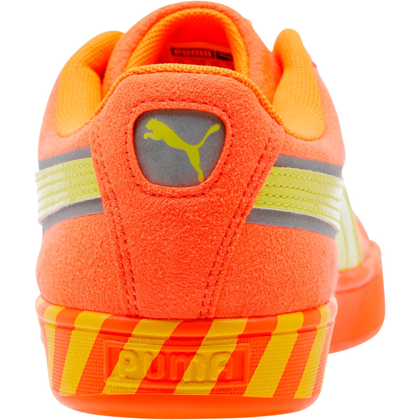 Puma Mens Suede Hazard Orange