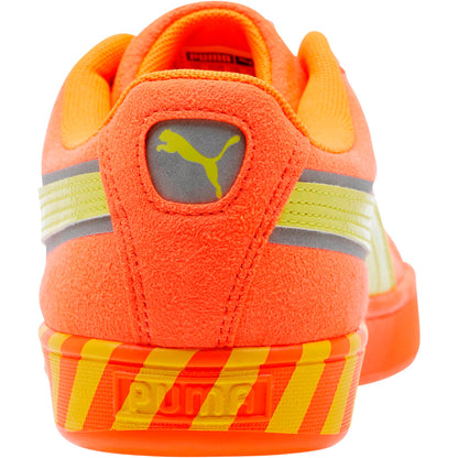 Puma Mens Suede Hazard Orange