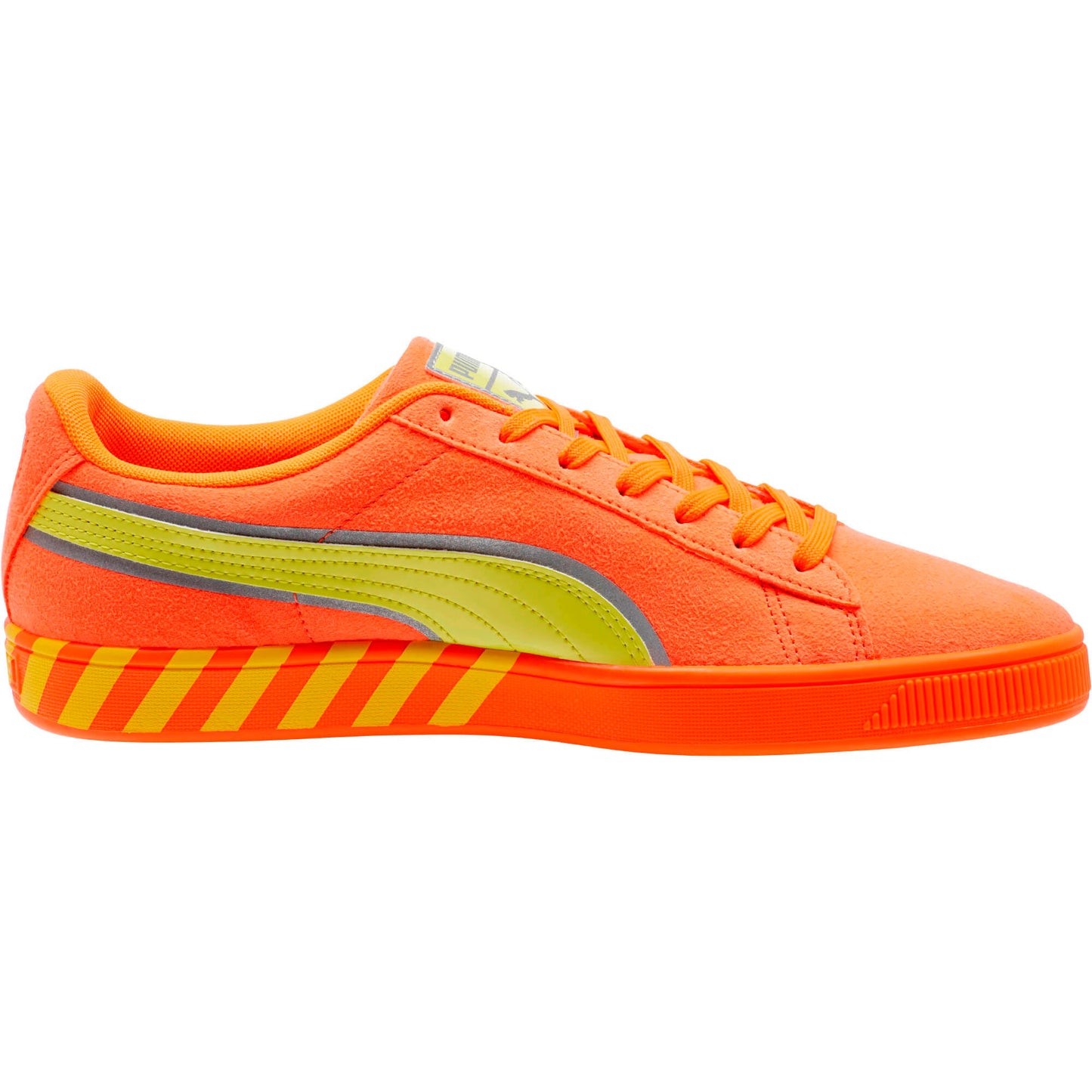 Puma Mens Suede Hazard Orange