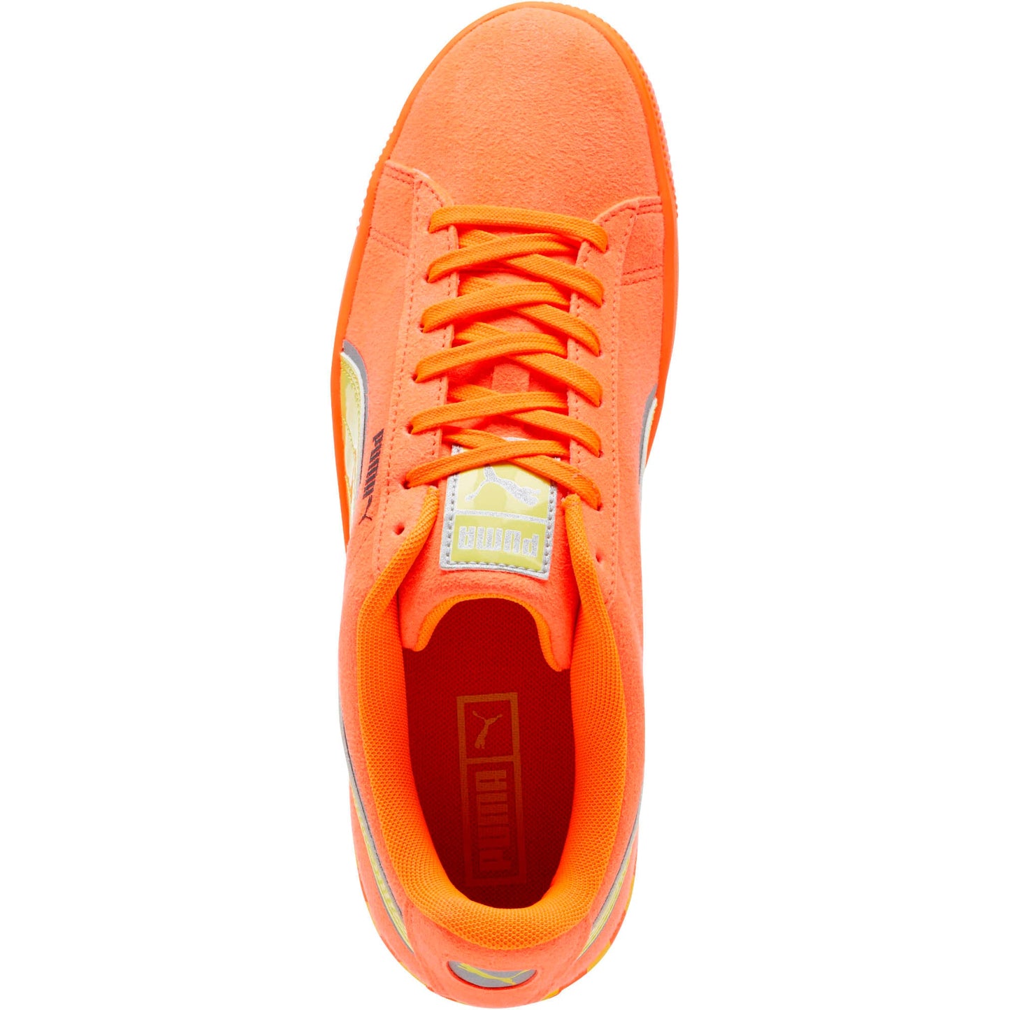 Puma Mens Suede Hazard Orange