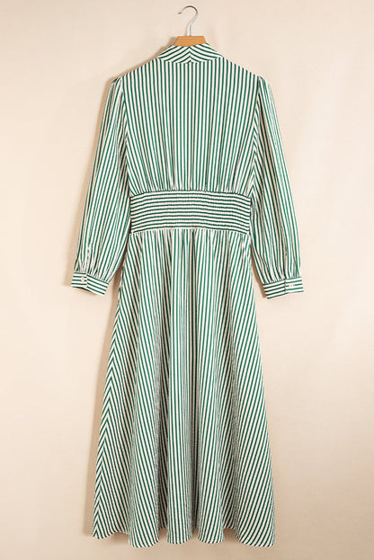 Threaded Pear Veracella High Waist Midi Dress