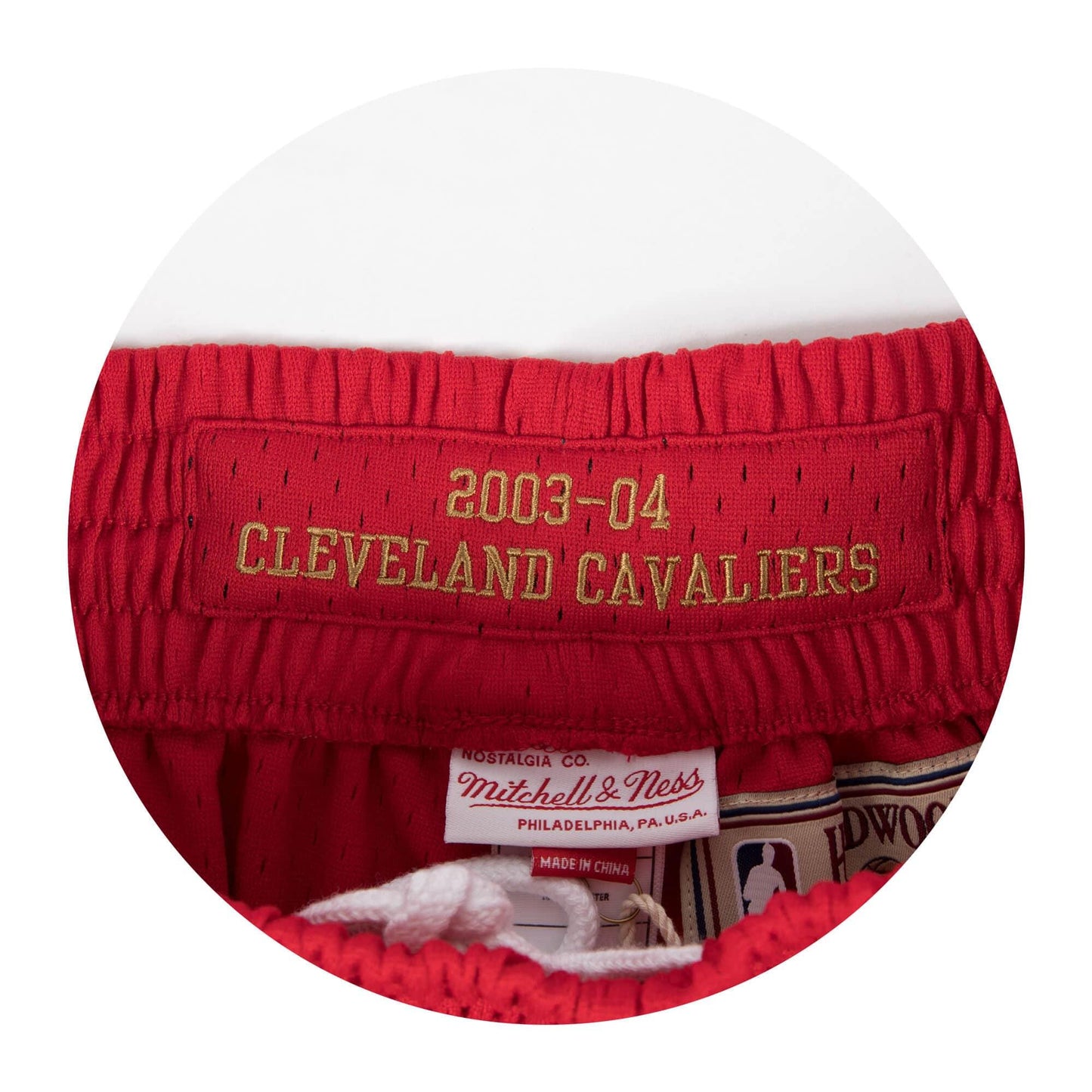Mitchell & Ness Men's NBA 2003-04 Authentic Shorts Cleveland Cavaliers Shorts