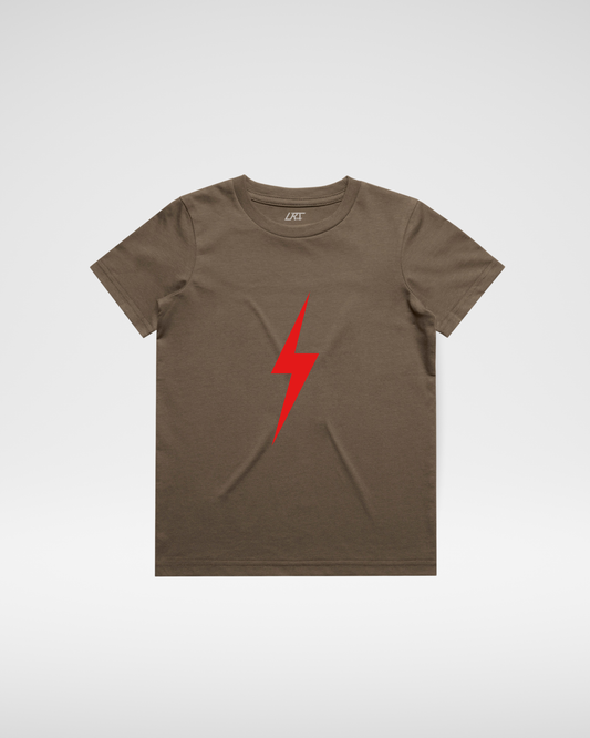 Crimson Bolt Tee - Brown