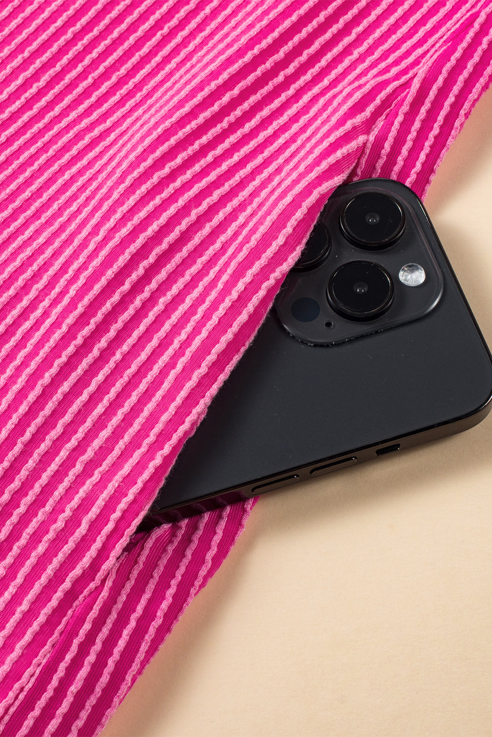 Jocelyn Ruffled Flutter Sleeve Dress - Threaded Pear