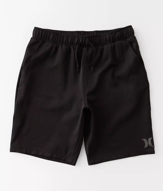 Under Armour Youth Boys' Hybrid Active Stretch Shorts - Black