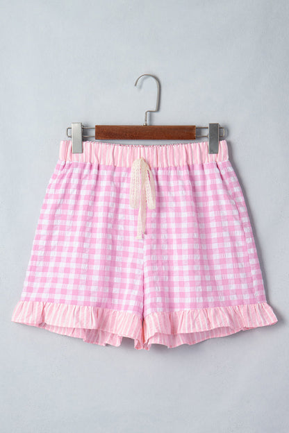 Threaded Pear Arleth Detail Lace Tie Shorts