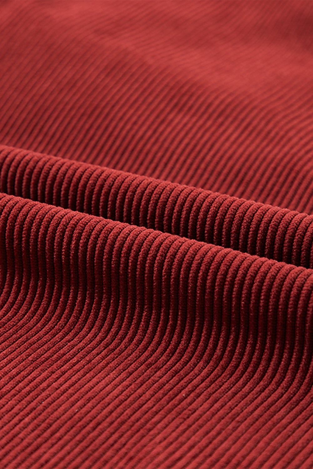Threaded Pear Araceli Ribbed Corduroy Oversized Sweatshirt