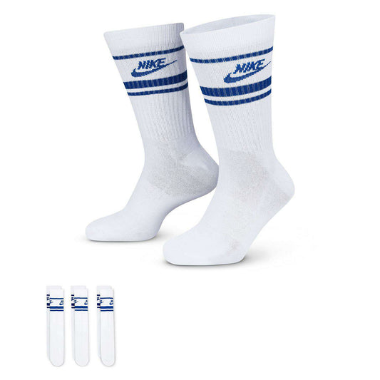 Nike Men's 3-Pack Everyday Essential Striped Crew Socks