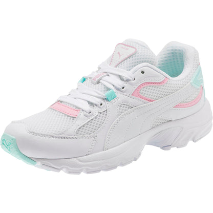 Puma Womens Axis Plus 90s - Puma White-Pale Pink-Fair Aqua