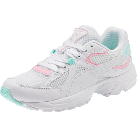 Puma Womens Axis Plus 90s - Puma White-Pale Pink-Fair Aqua