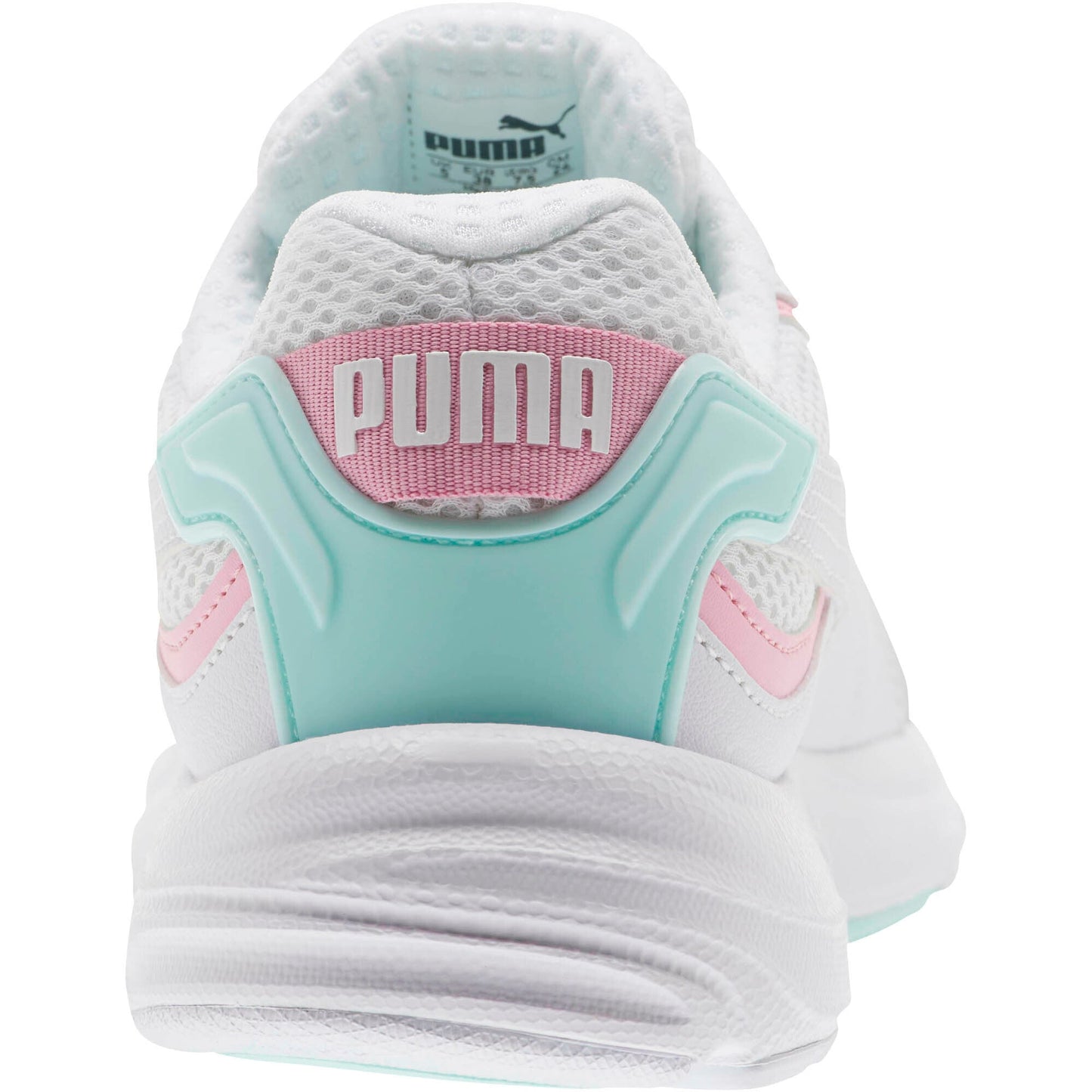 Puma Womens Axis Plus 90s - Puma White-Pale Pink-Fair Aqua
