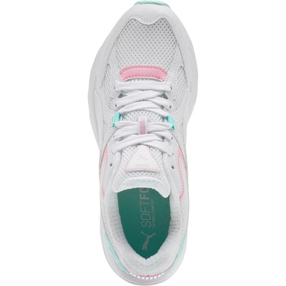 Puma Womens Axis Plus 90s - Puma White-Pale Pink-Fair Aqua