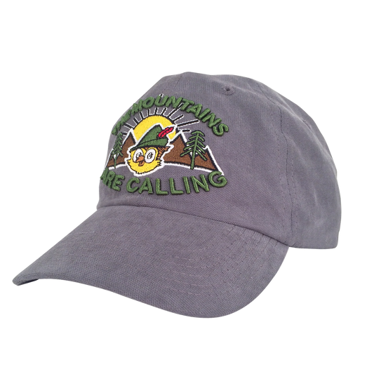 Woodsy Owl The Mountains are Calling Hat - Grey