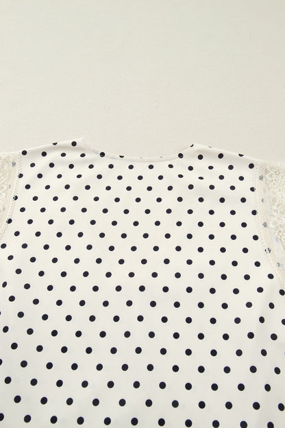 Threaded Pear Alina Lace Trim Sleeveless PLUS Top