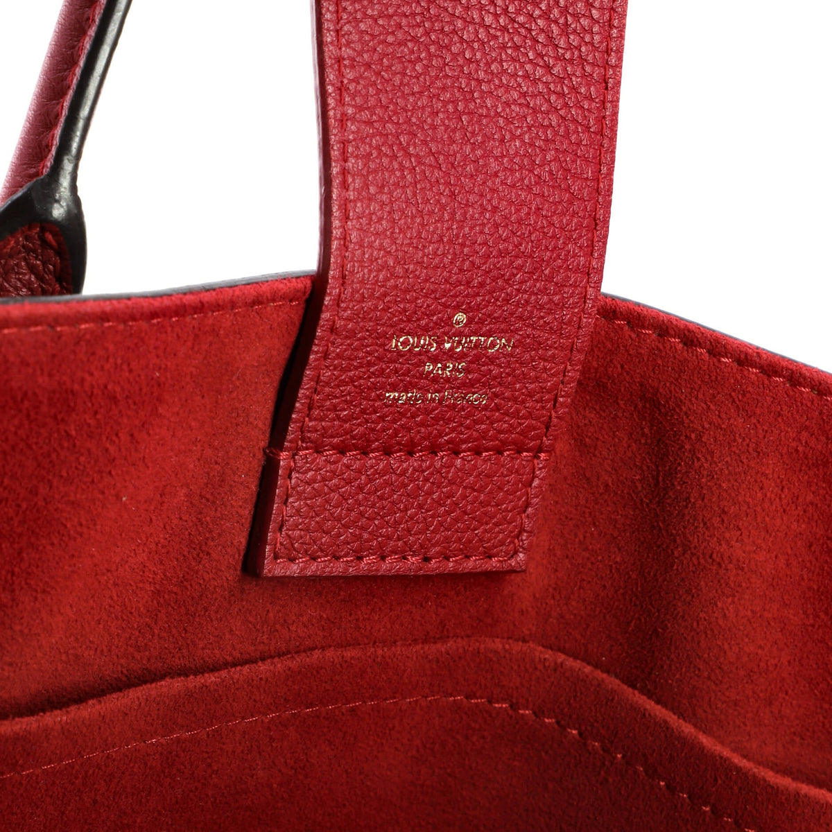 LV Riverside Handbag Damier with Leather