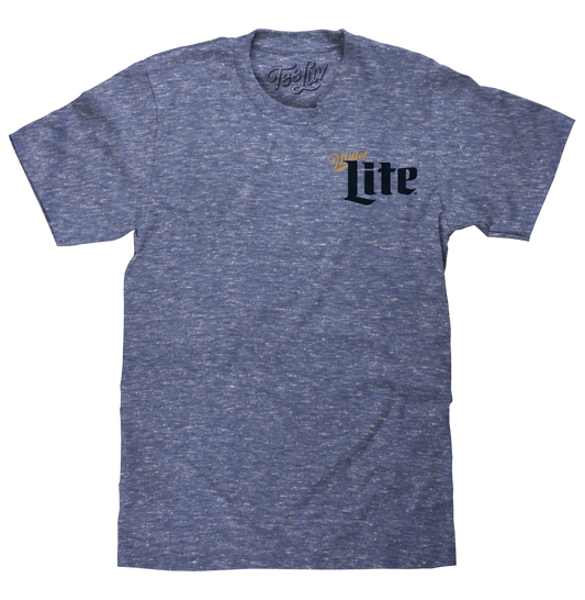 Miller Lite Milwaukee Wisconsin T-Shirt - Royal Snow Heather
