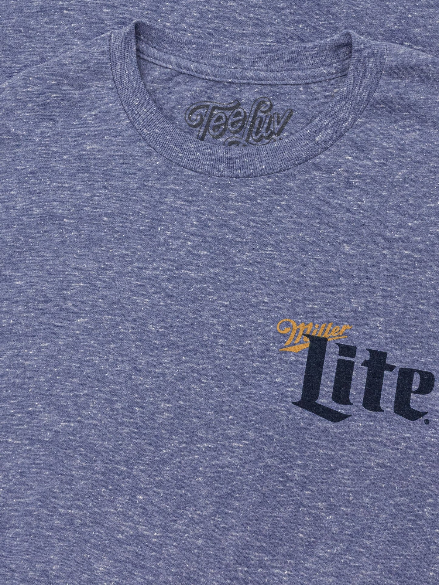 Miller Lite Milwaukee Wisconsin T-Shirt - Royal Snow Heather