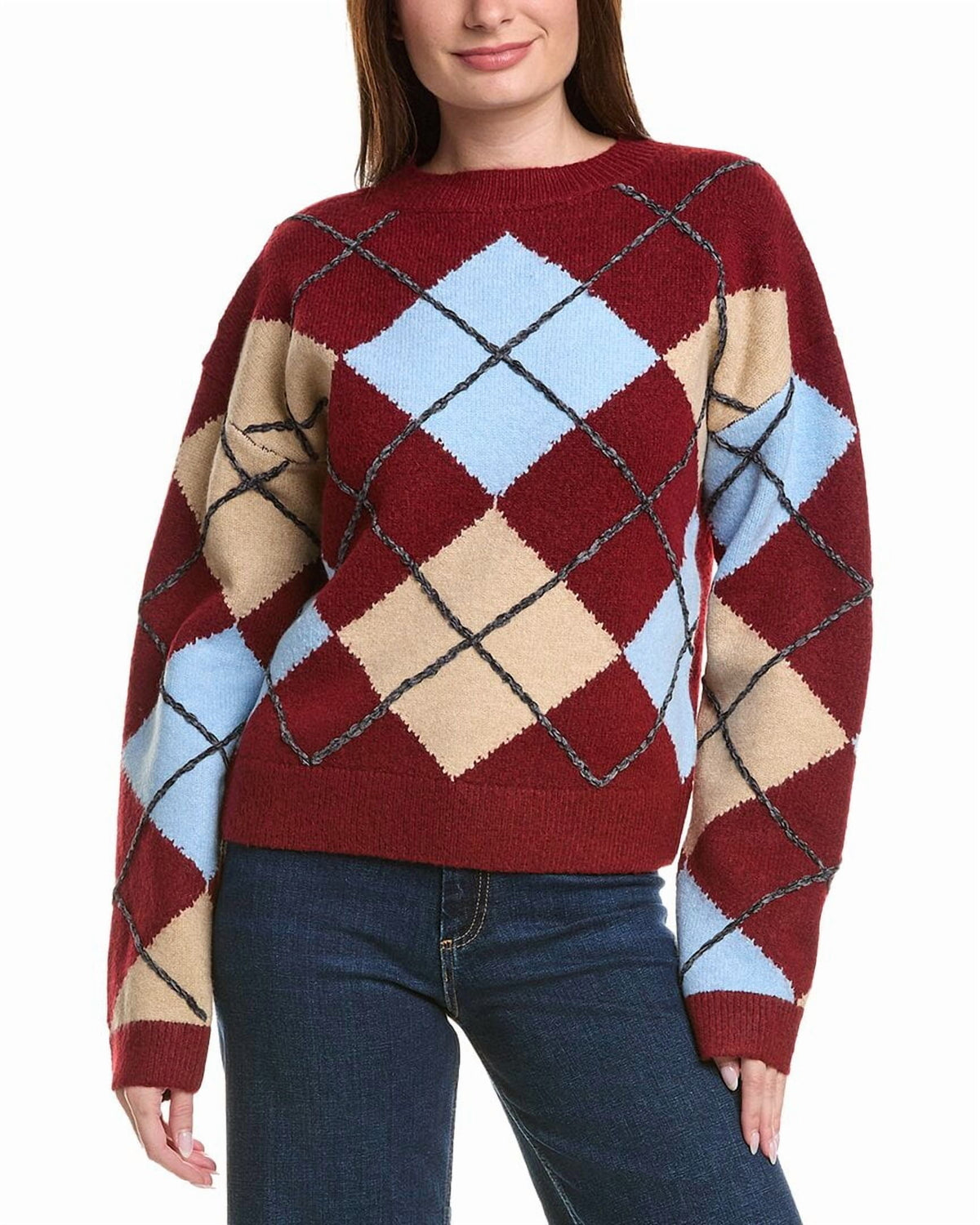 BURGUNDY MULTI-