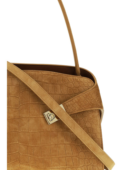Shoulder Bag Hug Natural Suede