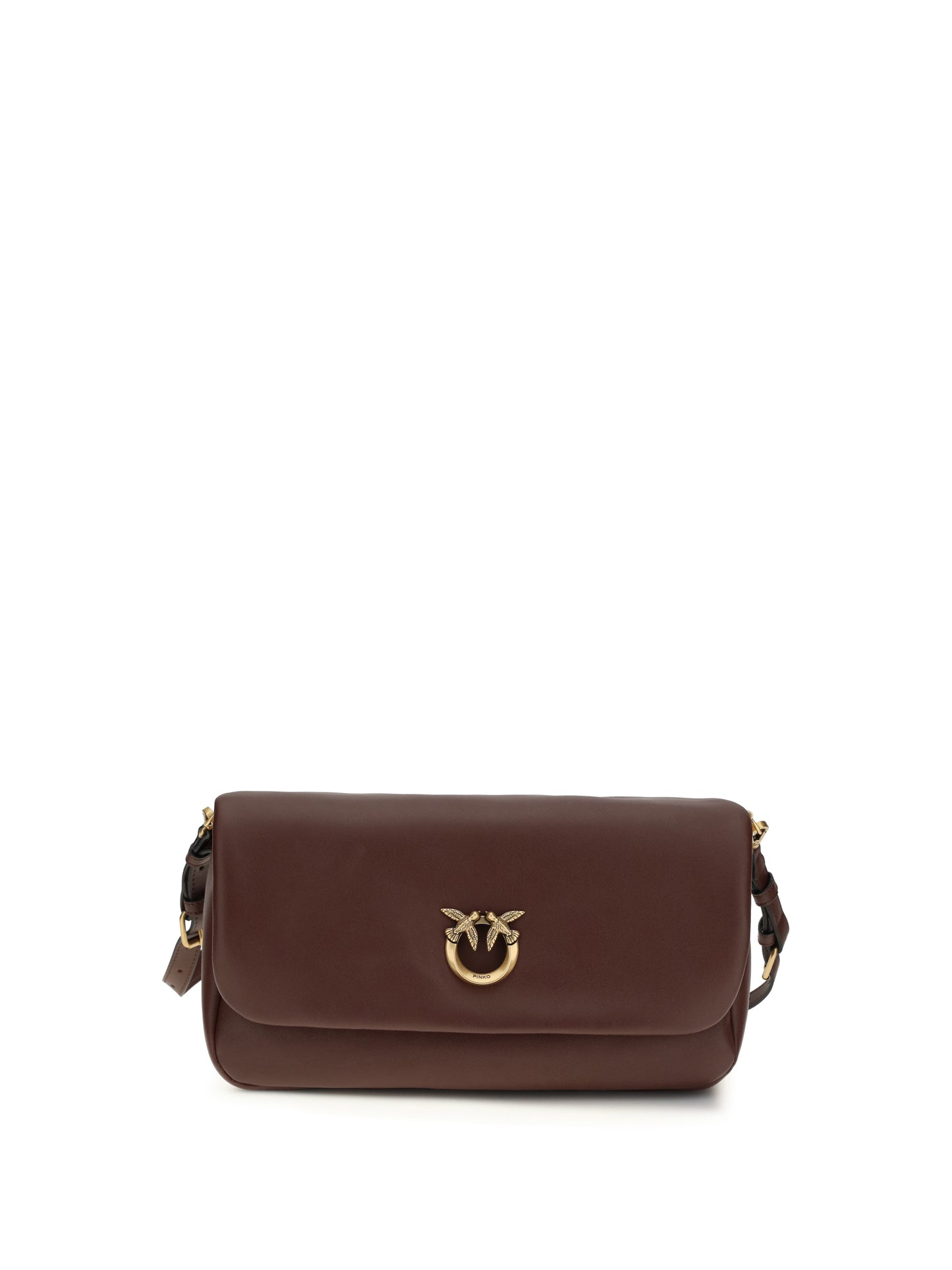 Shoulder Bag Baguette Soft Burgundy Calf Leather