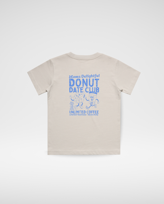 Moms Donut Date Club Tee - Cream
