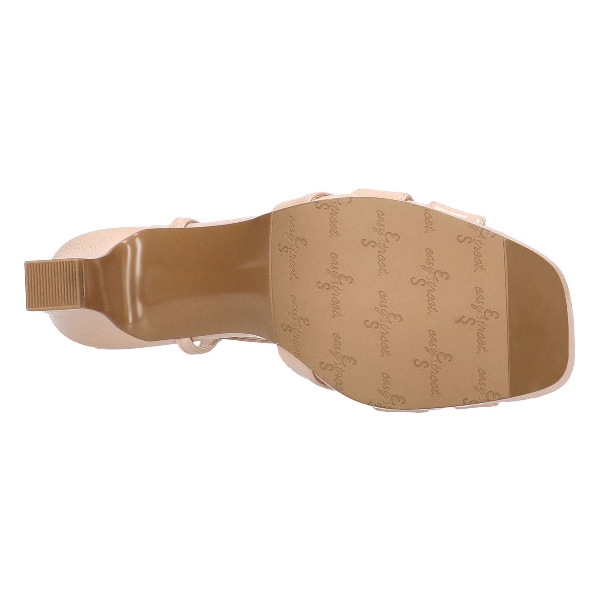 Nude Crinkled Patent-