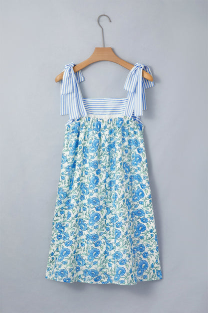 Threaded Pear Estelle Knot Straps Mini Dress