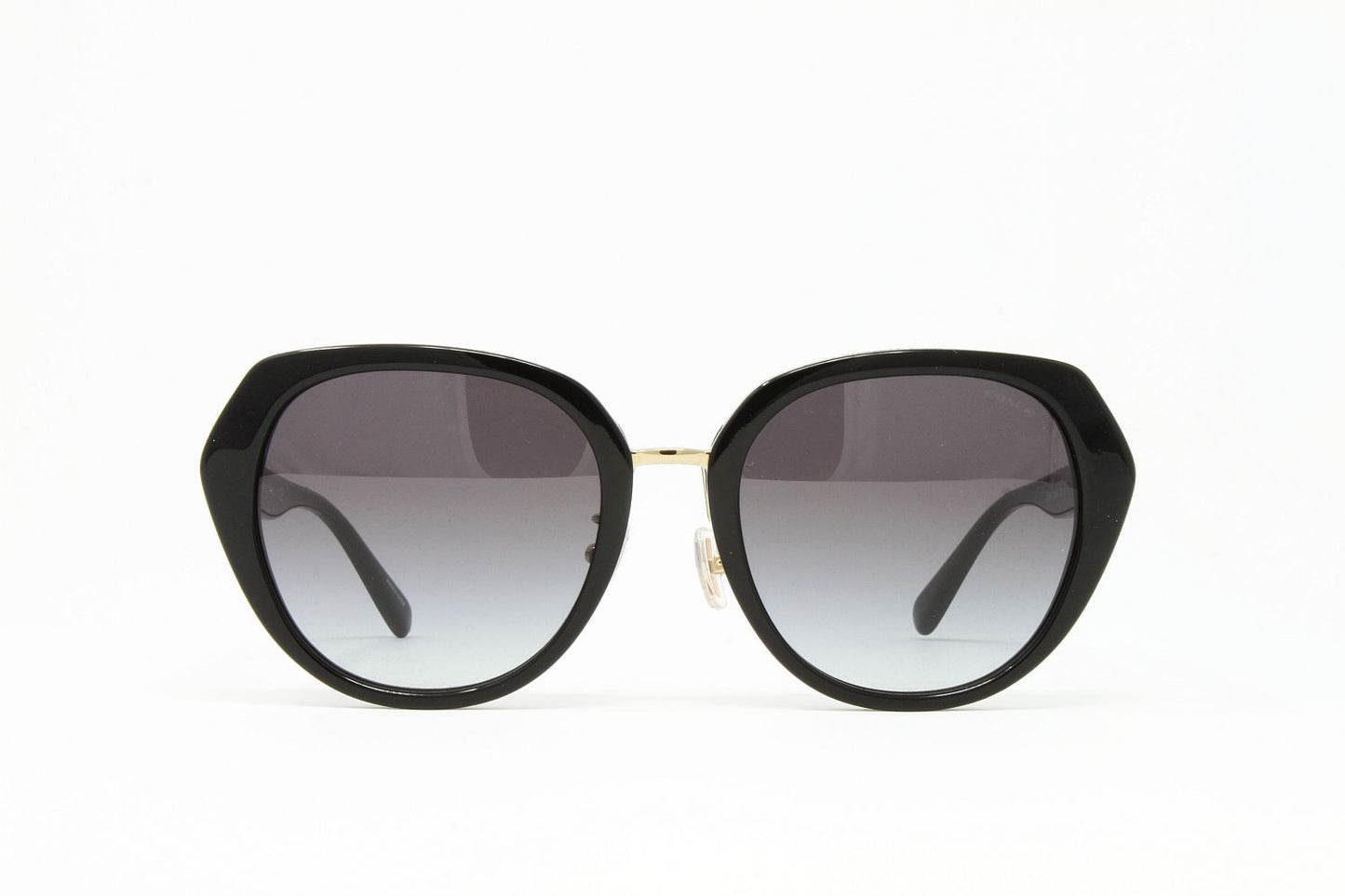 Coach HC8331-50028G Black 55mm Plastic Round Women's Sunglasses