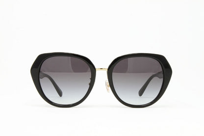 Coach HC8331-50028G Black 55mm Plastic Round Women's Sunglasses
