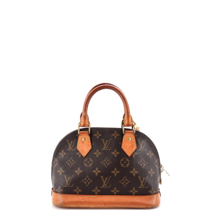 Alma Handbag Monogram Canvas BB