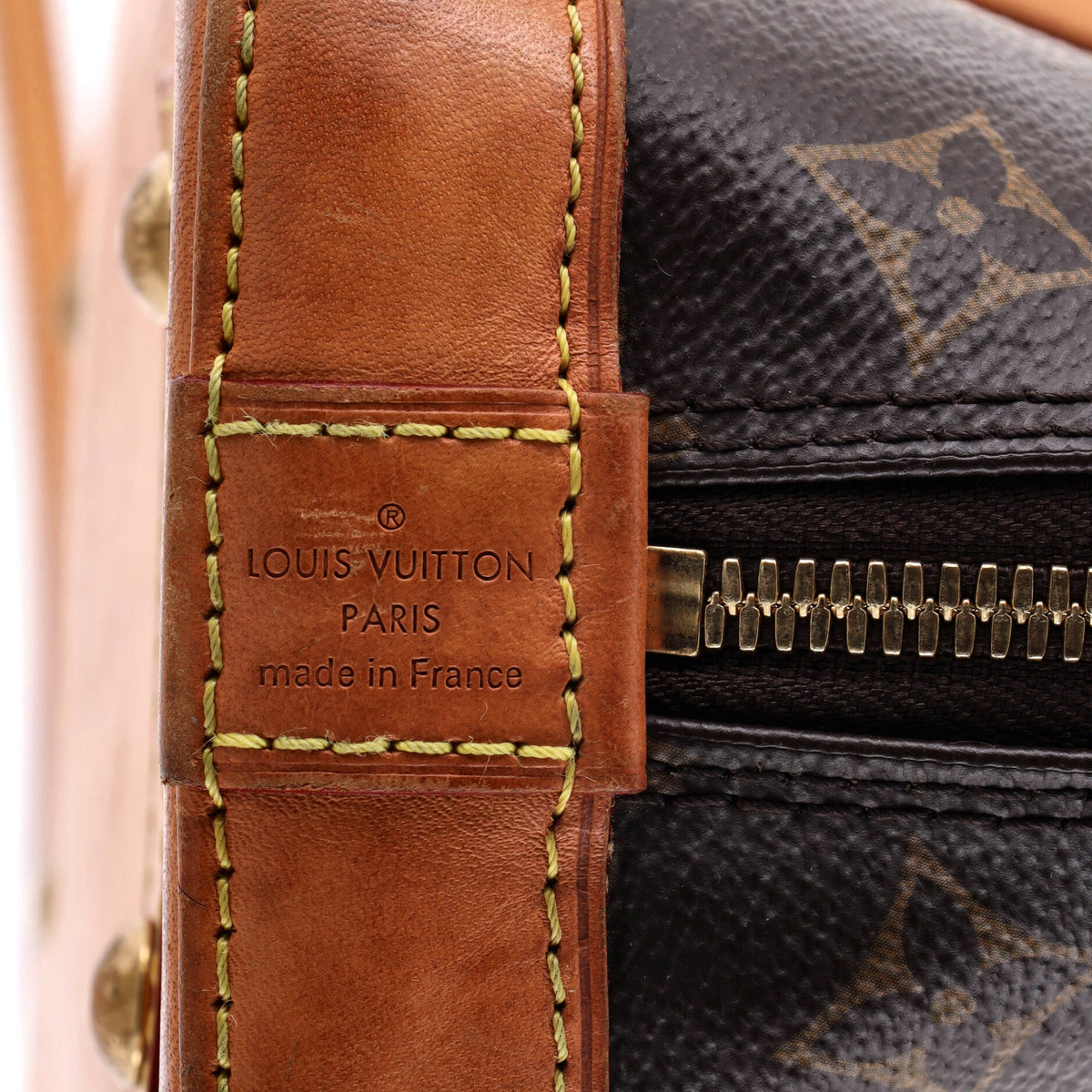 Alma Handbag Monogram Canvas BB