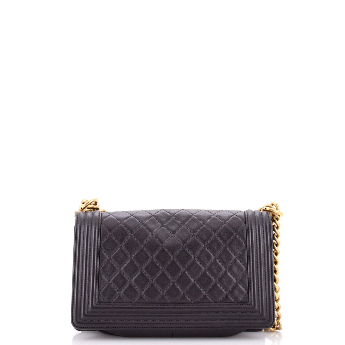 Boy Flap Bag Quilted Lambskin Old Medium
