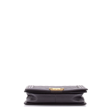 Boy Flap Bag Quilted Lambskin Old Medium