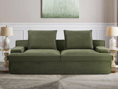 Nimbus - Oversized Full Foam 4 Seater Couch for Living Room Upholstered in Soft, Wide Armrests