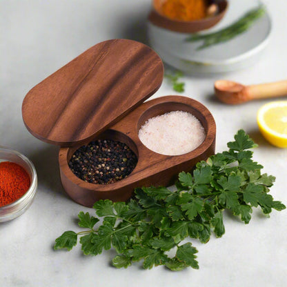 Kalmar Home Salt & Pepper Pinch Pot with Cover
