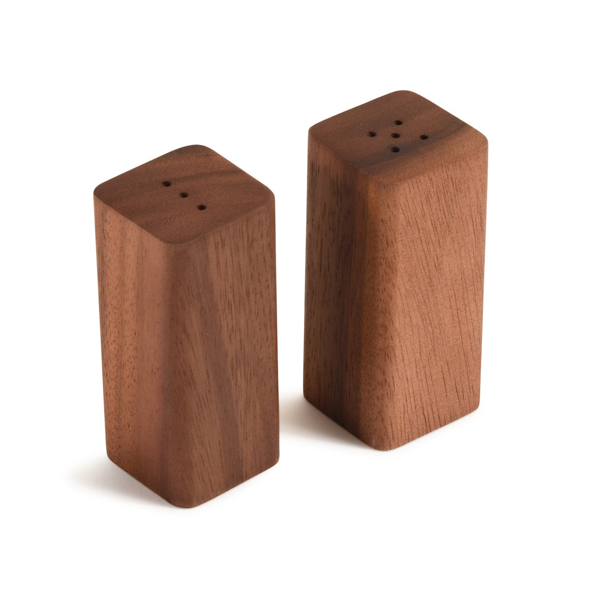 Kalmar Home Salt & Pepper Shakers on an Acacia Wood Base