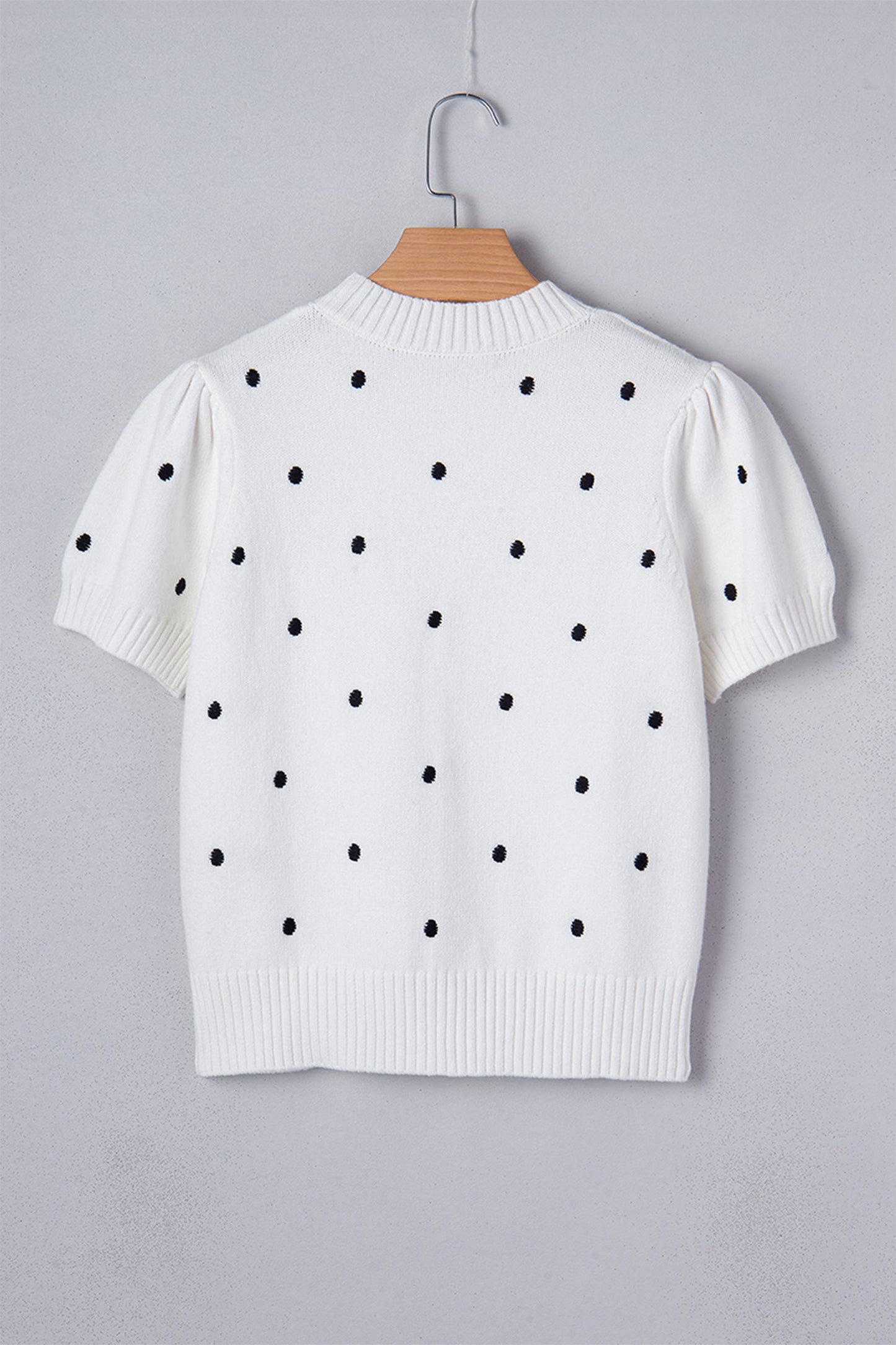 Threaded Pear Azariah Bubble Short Sleeve Sweater
