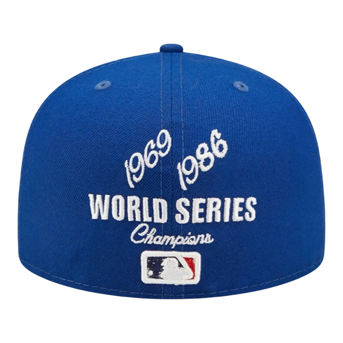 New Era Crown Champs WS 59Fifty New York Mets Men Fitted Hat Royal