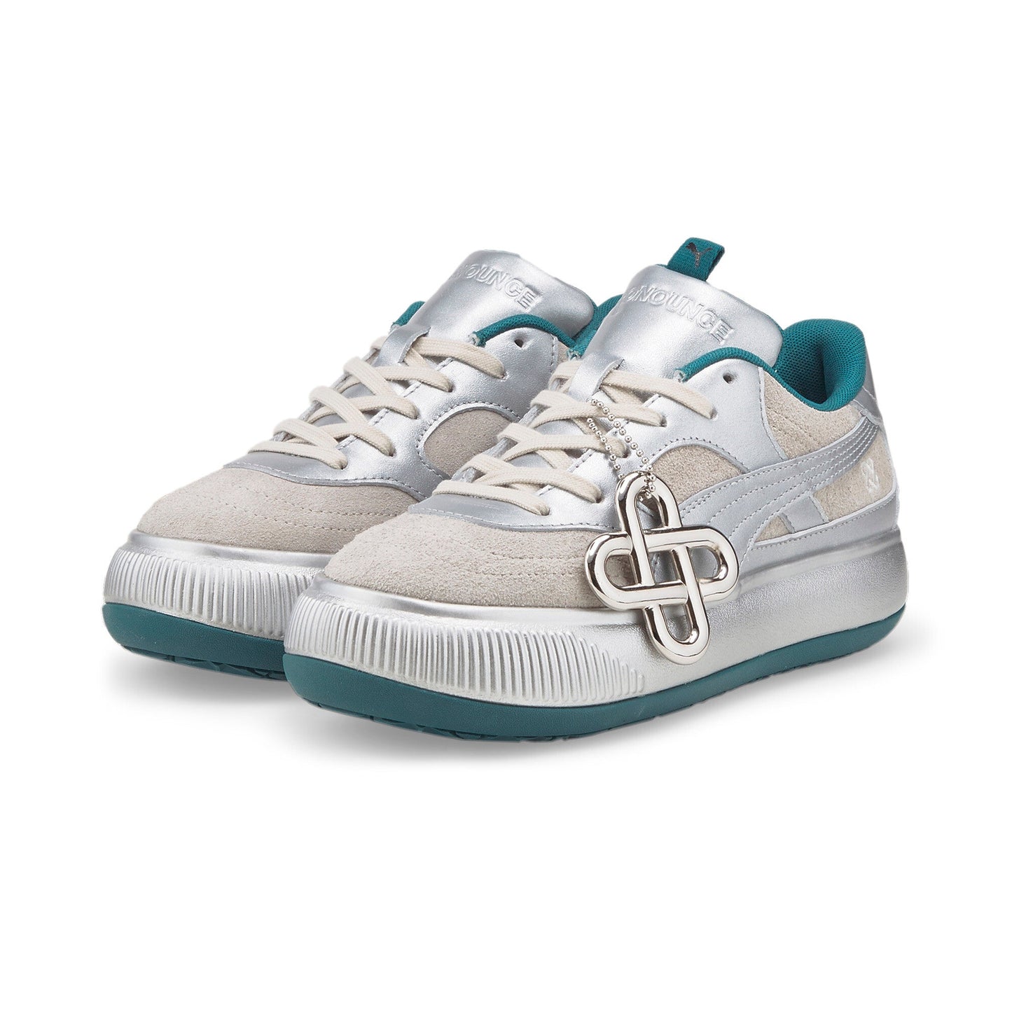 Puma Women's Pronounce X Suede Mayu 2 'Silver Ultra Violet' Sneakers