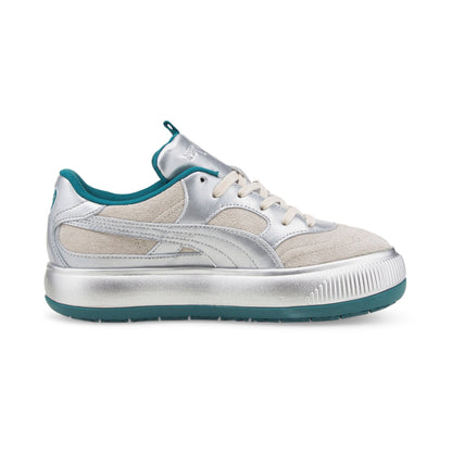Puma Women's Pronounce X Suede Mayu 2 'Silver Ultra Violet' Sneakers