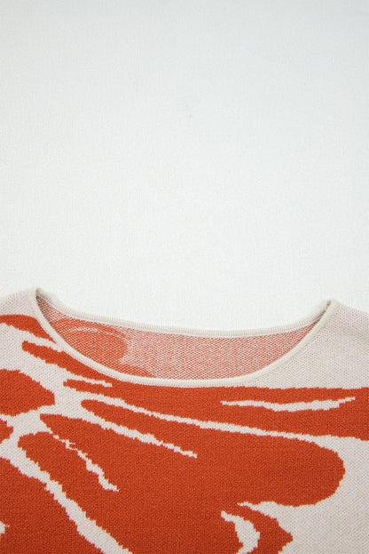 Threaded Pear Beth Wide Sleeve Baggy Sweater