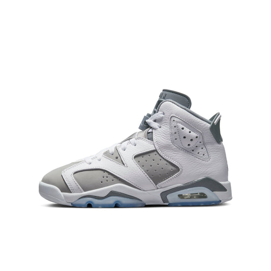 Air Jordan Grade School Retro 6 Gs 'Cool Grey' Sneakers