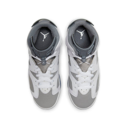 Air Jordan Grade School Retro 6 Gs 'Cool Grey' Sneakers