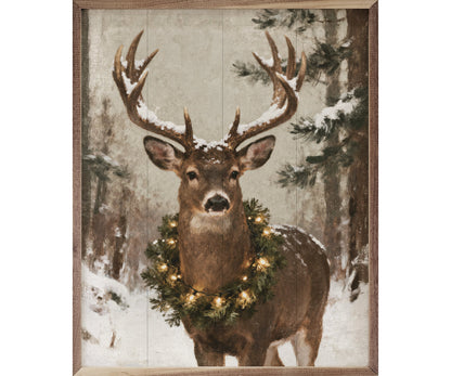 Kendrick Home Whitetail Holiday Deer Portrait