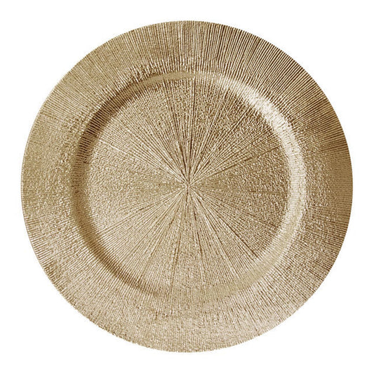 Jay Companies Vienna Gold Set/4 Charger Plates 13"D