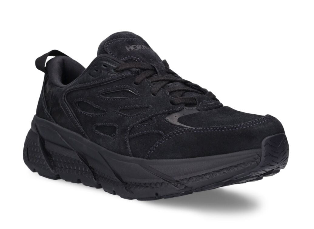 Men's Hoka One One Clifton L Suede 'Black'
